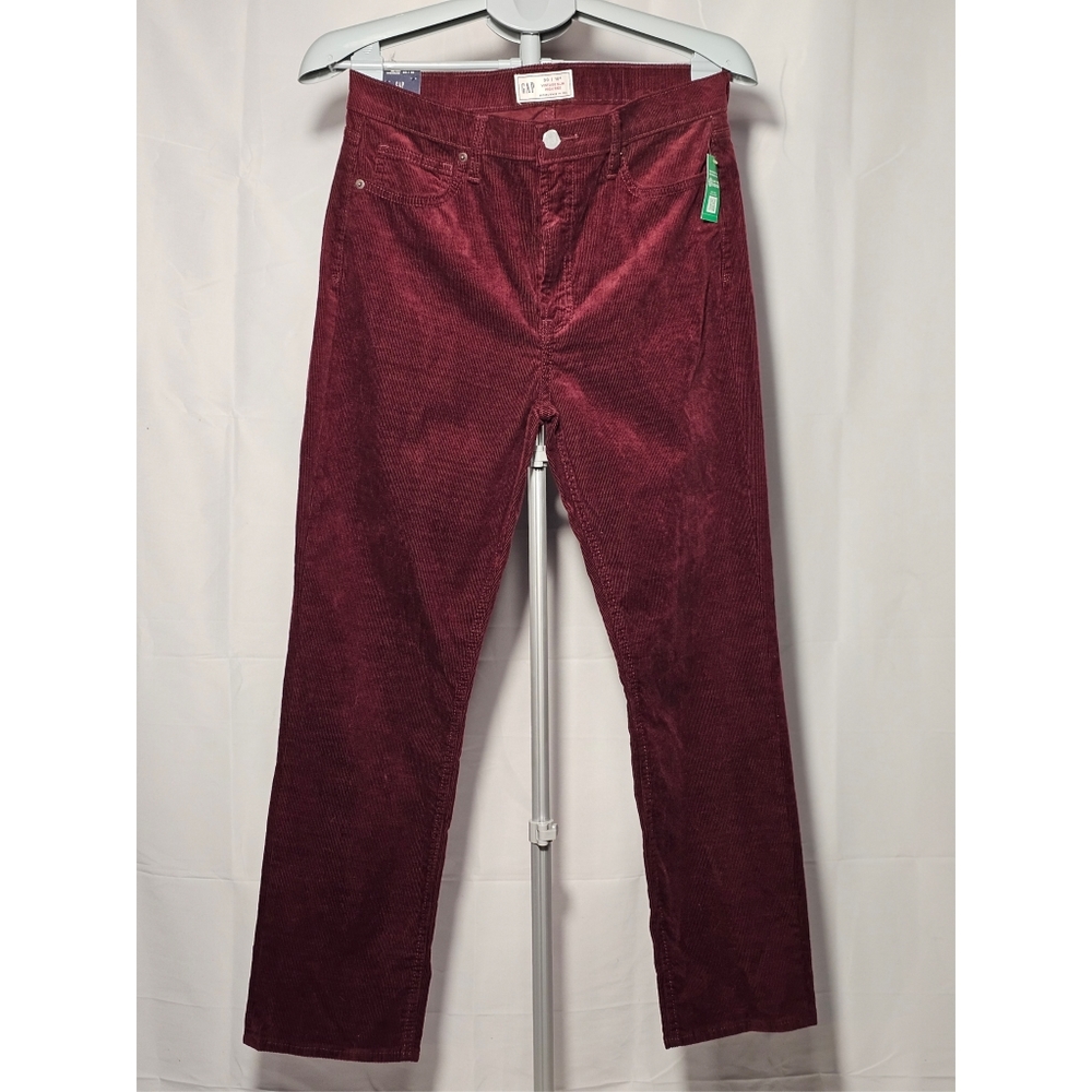 Gap Maroon Straight Leg Cords